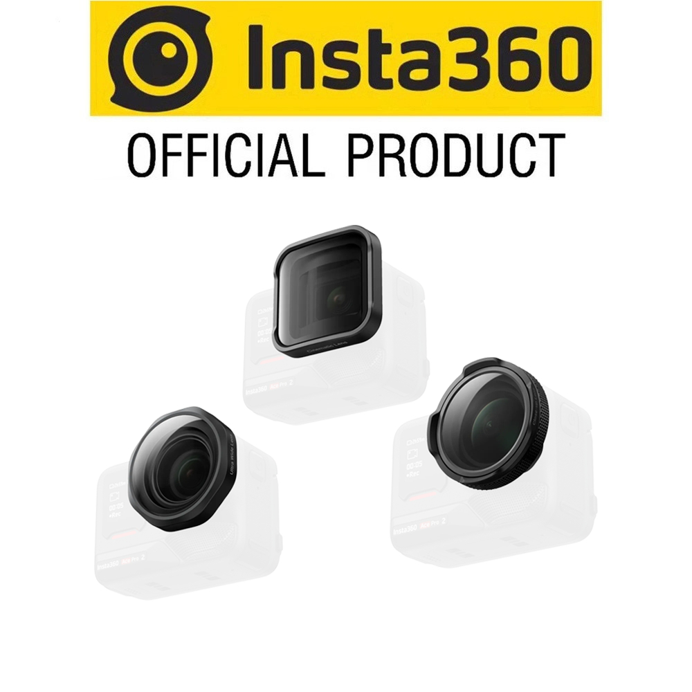 Insta360 Ace Pro 2 เลนส์กว้างพิเศษ/เลนส์สังเคราะห์/เลนส์โคลสอัพสําหรับ Video Creator