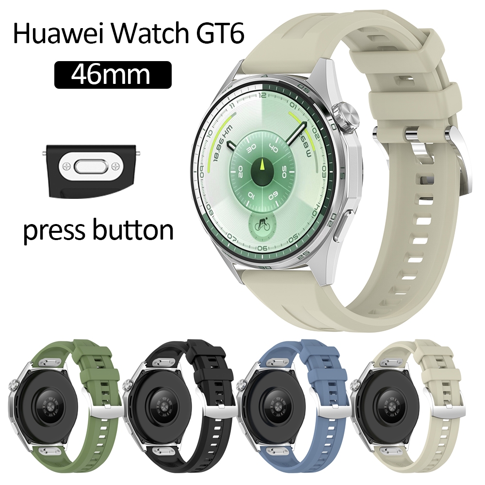 สําหรับ Huawei Watch GT6 Pro GT5 Pro GT4 46 มม.คลาสสิกปุ่มกดอย่างรวดเร็วสายรัดสมาร์ทวอทช์