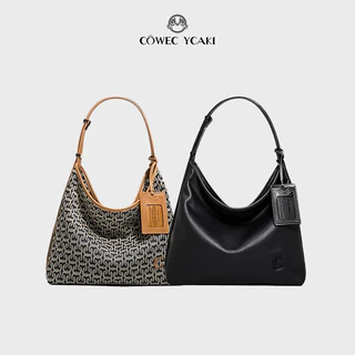 COWEC YCAKI HOBO bag กระเป๋าสะพายไหล่ผู้หญิง กระเป๋าสวยและจุ ได้เยอะ กระเป๋า tote