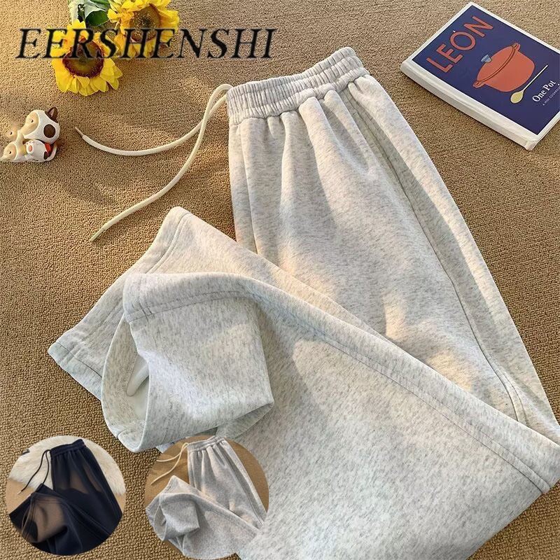 กางเกงวอร์มทรงหลวมสไตล์อเมริกันสำหรับผู้ชาย อินเทรนด์สตรีทและใส่ลำลอง