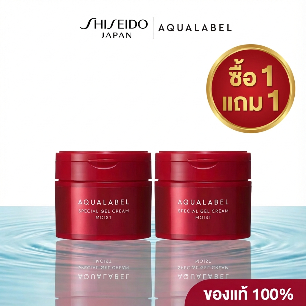 (ซื้อ 1 แถม 1)AQUALABEL Special Gel Cream Ex Moist AQUALABEL Special Gel Cream Ex Moist (90g) [By SH