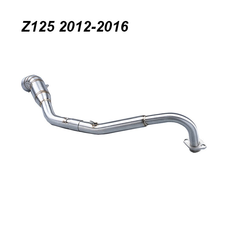 ท่อข้อศอกท่อไอเสียรถจักรยานยนต์สําหรับ Z125 Ninjia Z125 ท่อลิงค์ด้านหน้า