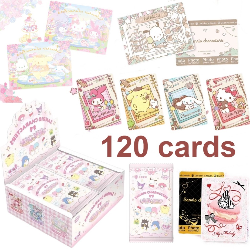 120 การ์ด sanrio Kabao vol.6 คุโรมิ มายเมโลดี้ Hello Kitty หายาก CR/XR/ACL card ของเล่นเด็กผู้หญิง