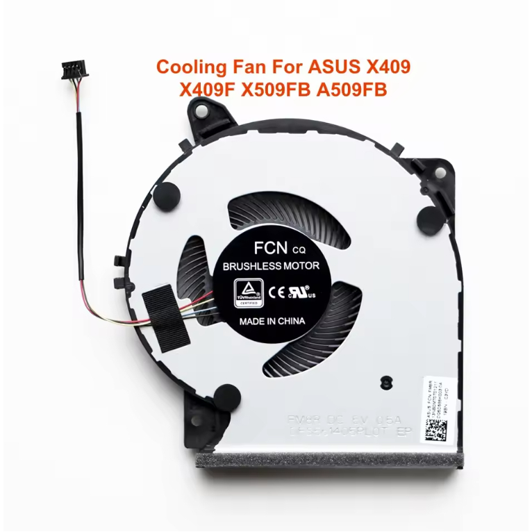 ใหม่ CPU Cooling Cooler พัดลมสําหรับ ASUS VivoBook X509 X509F X409 X409U X509U X409F FL8700D FL8700 