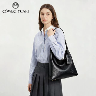 COWEC YCAKI HOBO bag กระเป๋าสะพายไหล่ผู้หญิง กระเป๋าสวยและจุ ได้เยอะ กระเป๋า tote