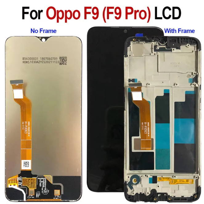 สําหรับ OPPO F9 F9 Pro A7X Realme 2 Pro CPH1825 PBBM00 จอแสดงผล LCD Touch Screen Digitizer Assembly 