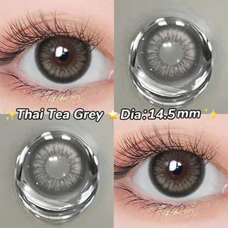 คอนแทคเลนส์【0.00~6.00】UYAAI คอนแทคเลนส์ตาโต Thai Tea 14.5mm คอนแทคเลนส์ตาหวาน
