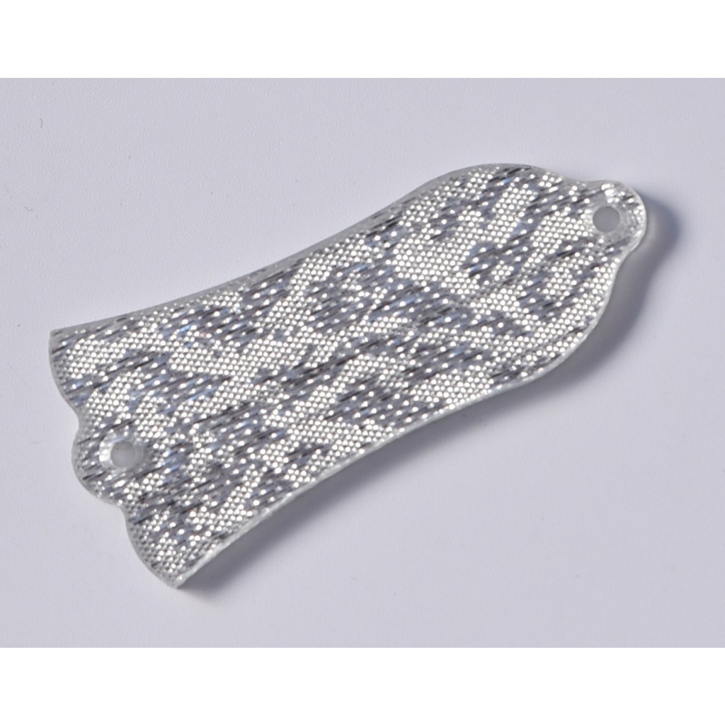 KAISH Silver Sparkle LP กีตาร์พลาสติก Truss Rod Cover สําหรับ USA Gibson Les Paul