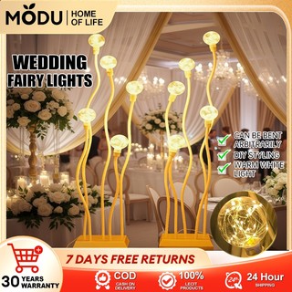 Fairy Lights （Christmas Lights）5-Heads LED Romantic Bendable Lights for Christmas Wedding Background Wedding Event Party Road Lead Props Decorative Light