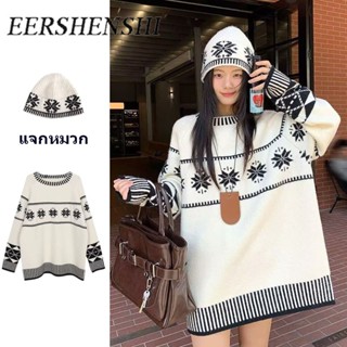 EERSHENSHIE เสื้อสเวตเตอร์หลวม สไตล์ขี้เกียจ สำหรับฤดูใบไม้ร…