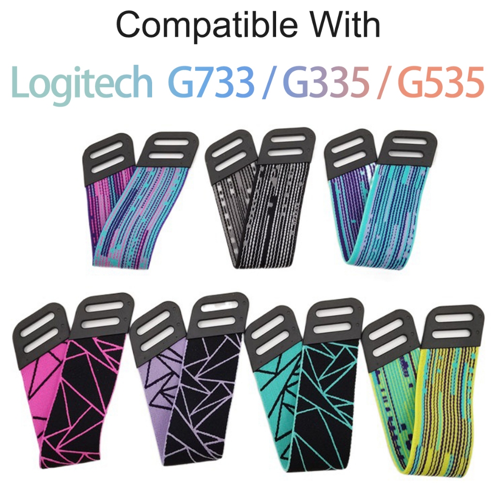 เปลี่ยนหูฟังแบบคาดศีรษะสําหรับ Logitech G733 G335 G535 ชุดหูฟัง Head band Beam เบาะ Pad ซ่อม