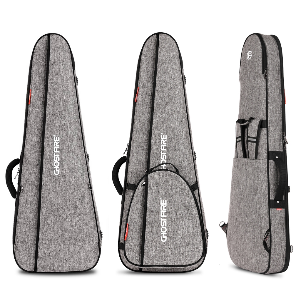 Ghost Fire Ghost Fire Bullet Series กระเป๋ากีตาร์ไฟฟ้า Headless Bass Bag กระเป๋าเป้กีต้าร์โปร่ง