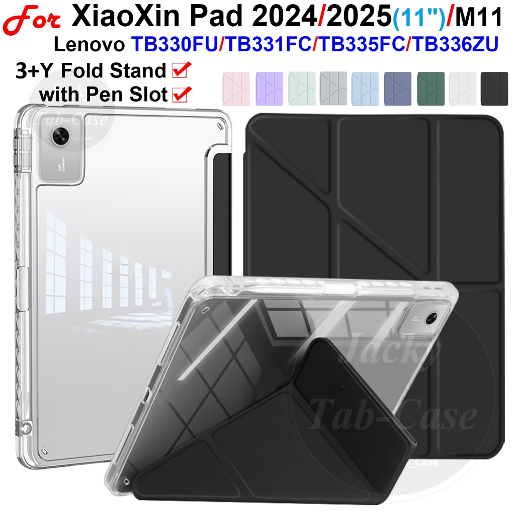 สําหรับ Lenovo TB335FC TB335ZC TB336ZU TB330FU TB331FC XiaoXin Pad 2024 11 "ไอเดียTab M11 ความโปร่งใ