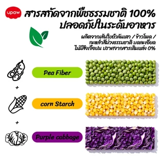 Upaw ทรายแมว 12L ทรายเต้าหู้ ตรวจสอบสุขภาพ PH ไม่มีฝุ่น กลิ่นหอม จับตัวเร็ว