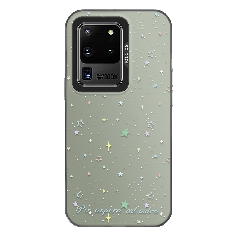 สําหรับ Samsung Galaxy S20 Ultra/Samsung S20 Ultra 5G,ดาวกระพริบตา,กันรอยขีดข่วน,สวย,และมีความรู้สึกมือที่ดี,เคสโทรศัพท์ IMD ป้องกันการตกแบบด้านคุณภาพสูง