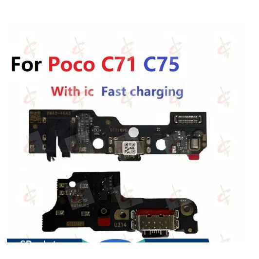 พร้อม ic แท่นชาร์จสําหรับ Poco C71 C75 4G 5G