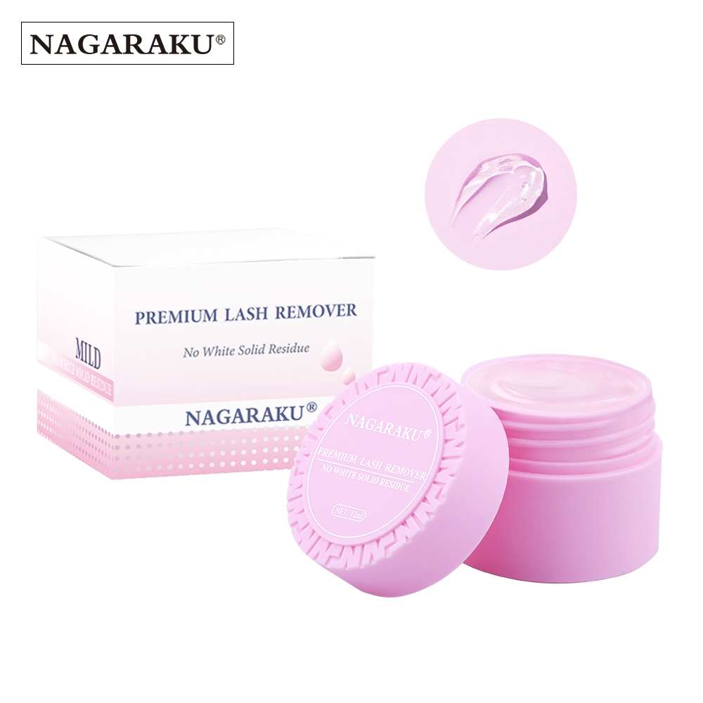 NAGARAKU Professional Eyelashes กาว Remover ขนตาปลอมเครื่องมือผลไม้กลิ่นครีมครีม Remover