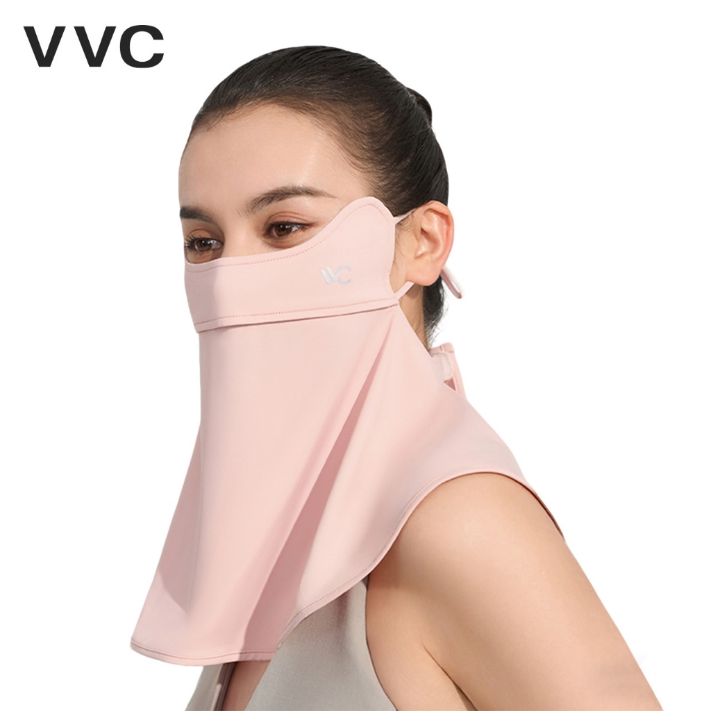 VVC หน้ากากกันแดดผู้หญิง ปกป้องรอบดวงตาและคอ สำหรับขี่จักรยานและท่องเที่ยว UPF50+ UV99.99%