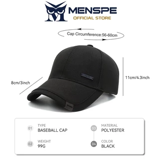 MENSPE Men's เบสบอลหมวก unisex สำหรับฤดูร้อน ออกแบบให้สวมใส่ง่าย สวมใส่สบายในอากาศกลางแจ้ง