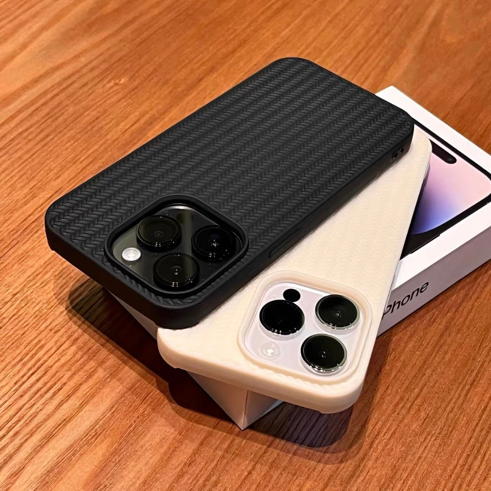 หรูหราถักเม็ดสานรูปแบบ Matte เคสโทรศัพท์สําหรับ Iphone 17 11 15 14 Pro Max 12 13 Plus กันกระแทกป้องกันเหงื่อนุ่ม TPU ฝาหลัง