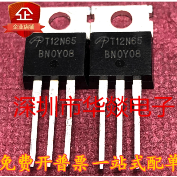 1-5PCS TO-220 AOT12N65 T15S60 AOT15S60 AOT2618L T2618L AOT210L T210 AOT20N60 T410 AOT410 ทรานซิสเตอร