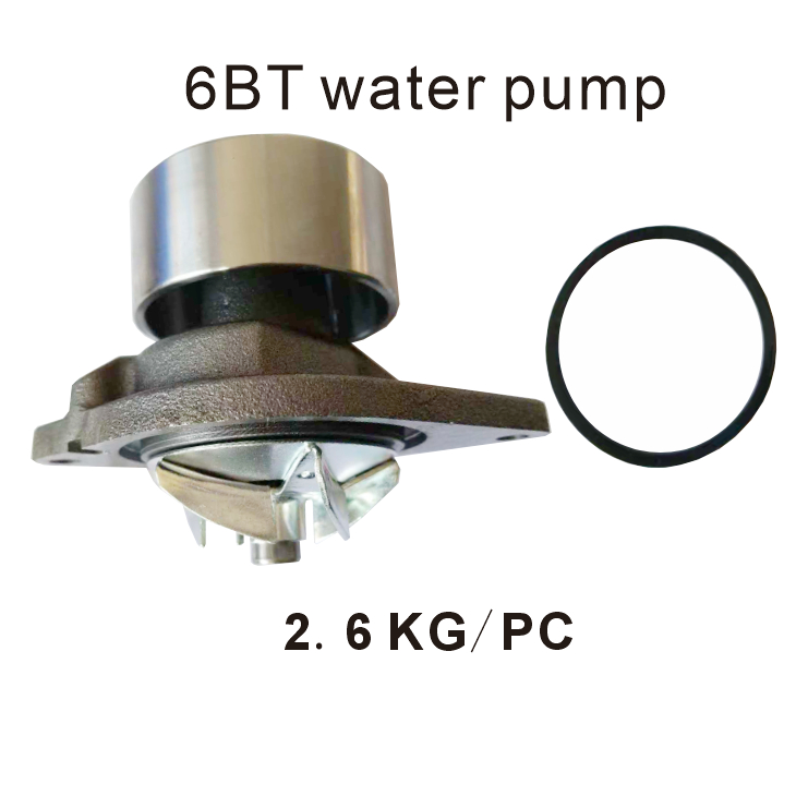 ปั๊มน้ําเครื่องยนต์ดีเซล Cummins 6BT 6D102 3389145