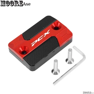 ร้อน! Mooreaxe สําหรับ Honda PCX160 PCX150 PCX125 2020 - 2024 2025 2026 รถจักรยานยนต์เบรคปั๊ม CNC อลูมิเนียมฝาครอบเบรคหน้าของเหลวกระบอก Master Reservoir ฝาครอบ SBG01 T1