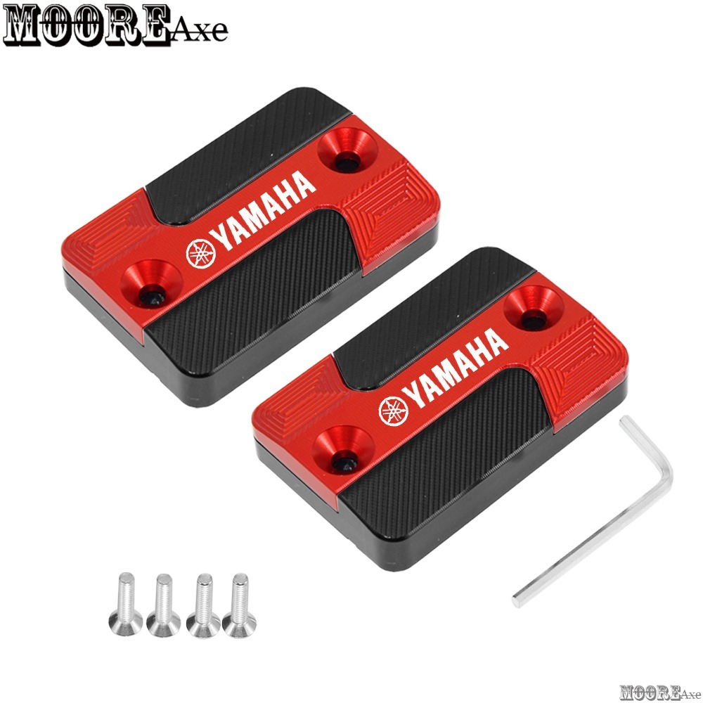 Mooreaxe สําหรับ Yamaha NOUVO รถจักรยานยนต์เบรคปั๊มฝาครอบเบรคปั๊มหมวกของเหลวกระบอก Master Reservoir ฝาครอบ SBG01
