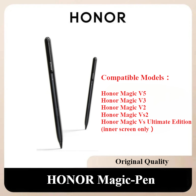 Honor Magic-Pen ชุดสไตลัสหน้าจอพับสีดําสําหรับ Honor Magic V5 / Honor Magic V3 / Honor Magic V2 Ulti