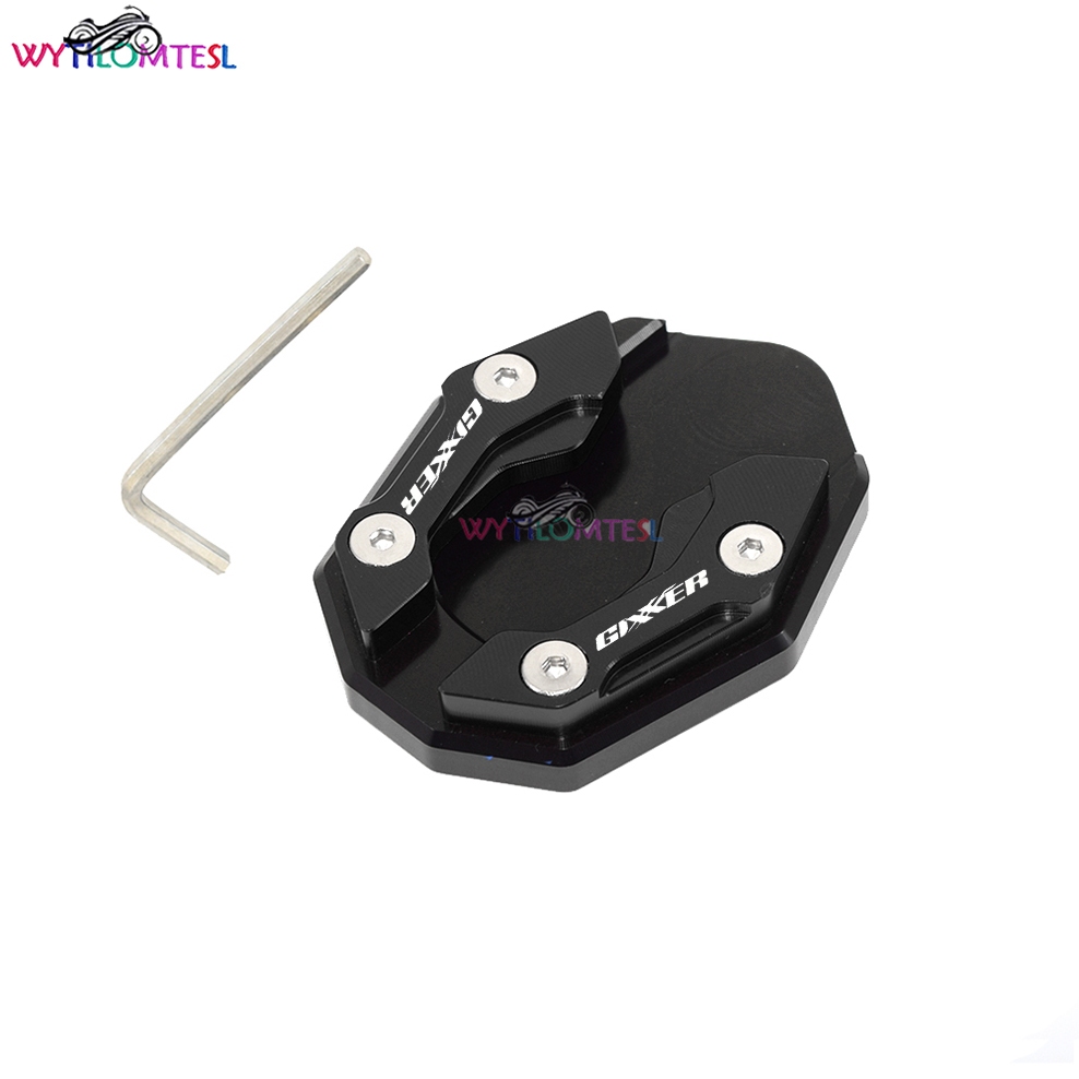 แผ่นต่อขยายขาตั้ง CNC สําหรับ Suzuki GIXXER 150 155 250 GIXXER 150SF 250SF 150 Fi