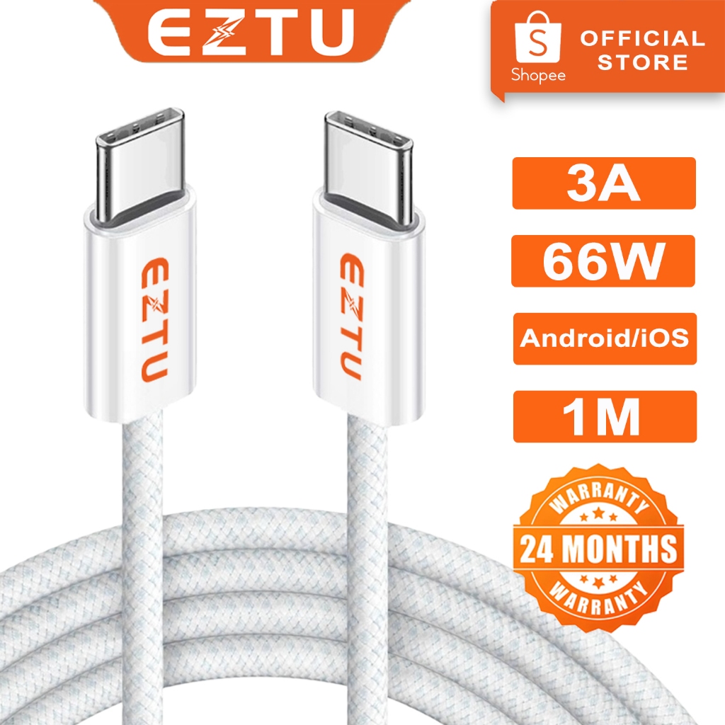 สาย USB C ถึง USB C, สายชาร์จไนลอนถัก 60W, เครื่องชาร์จ Type C ชาร์จเร็ว, สาย USBC เป็น USBC สําหรับโทรศัพท์ 15 16 17