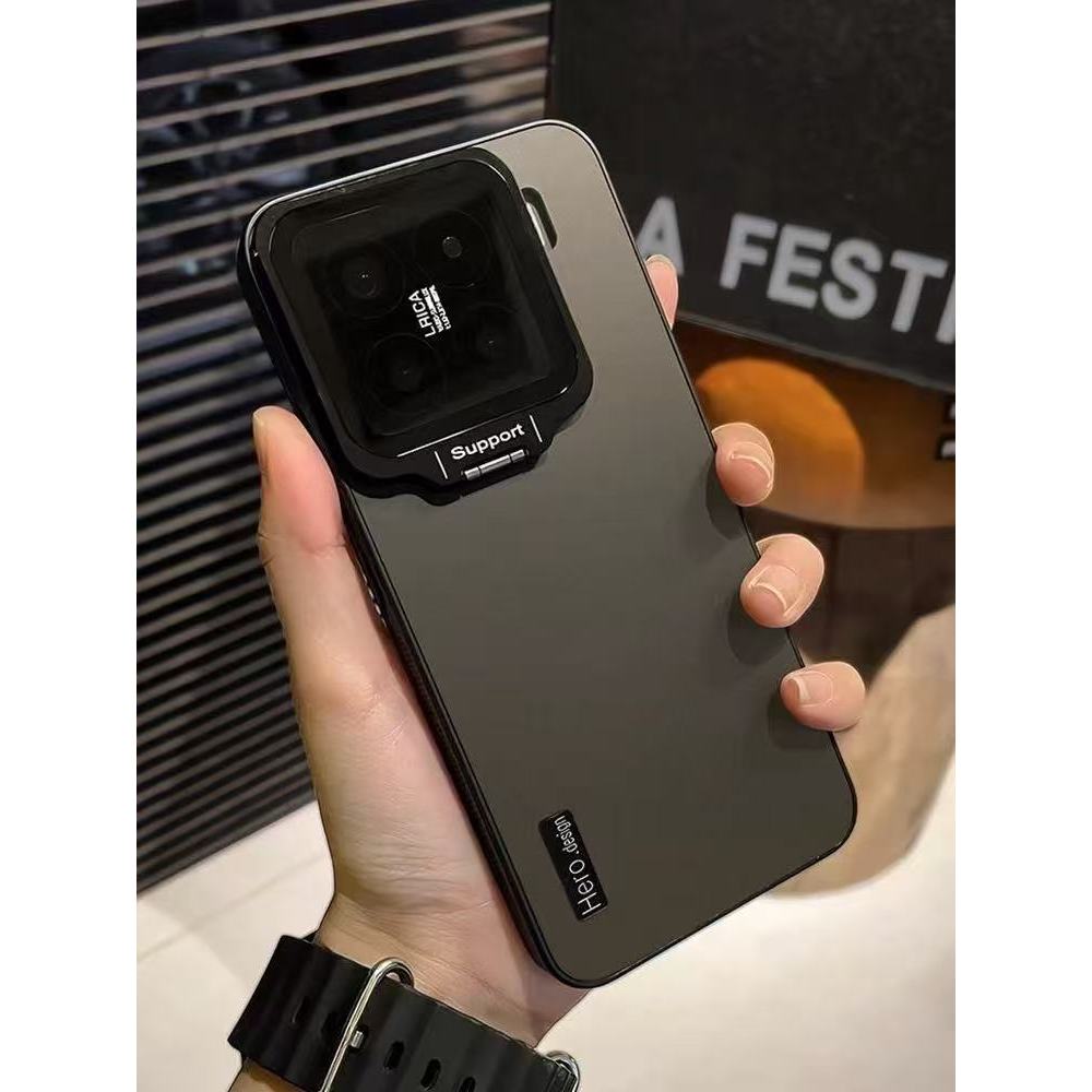 สําหรับ Xiaomi Civi4 13 13T 14 15S 15 17 Pro 14 15 17 Ultra สไตล์ที่มองไม่เห็นกรณีเลนส์ผู้ถือโลหะป้องกันปกหลังสําหรับ Xiaomi 17 Pro POCO F8 Ultra F8 Pro เคสโทรศัพท์