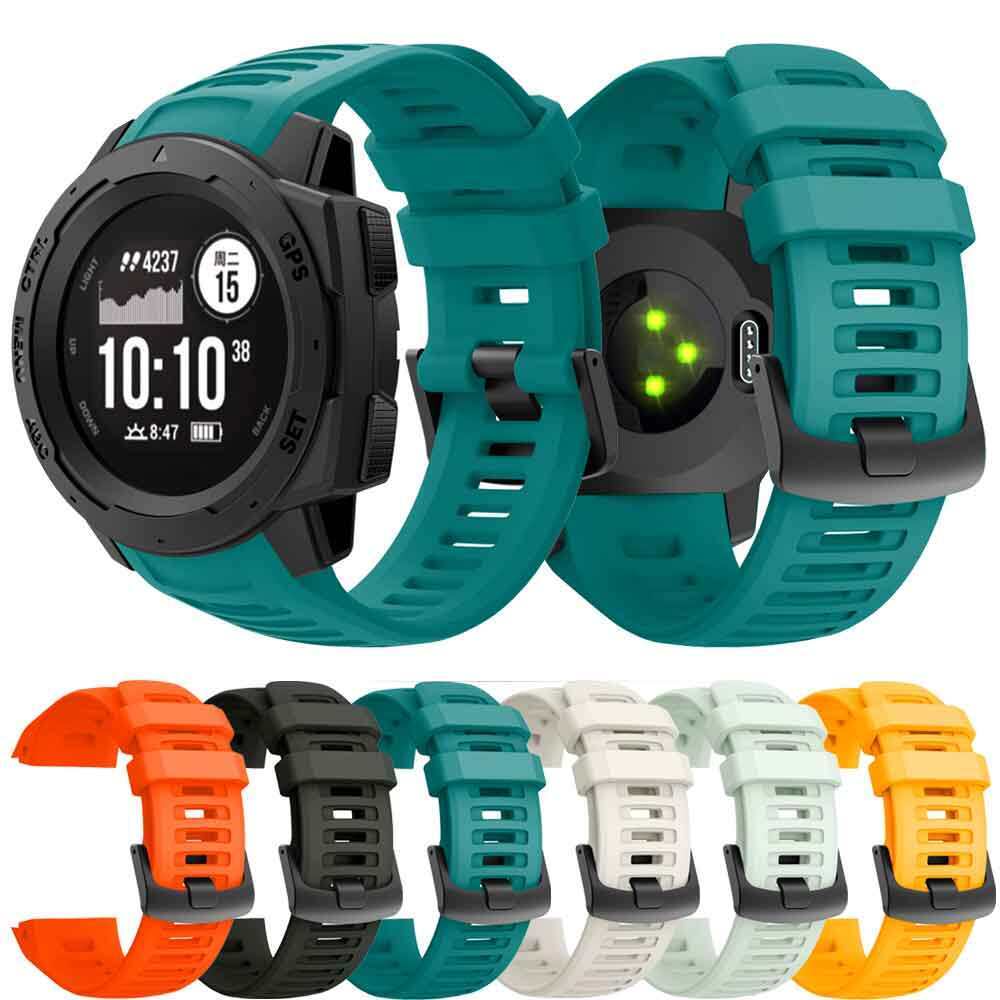 สายนาฬิกาซิลิโคนสําหรับ Garmin Instinct / Instinct / Approach s62 s60 / Garmin MARQ Series สายรัดซิล