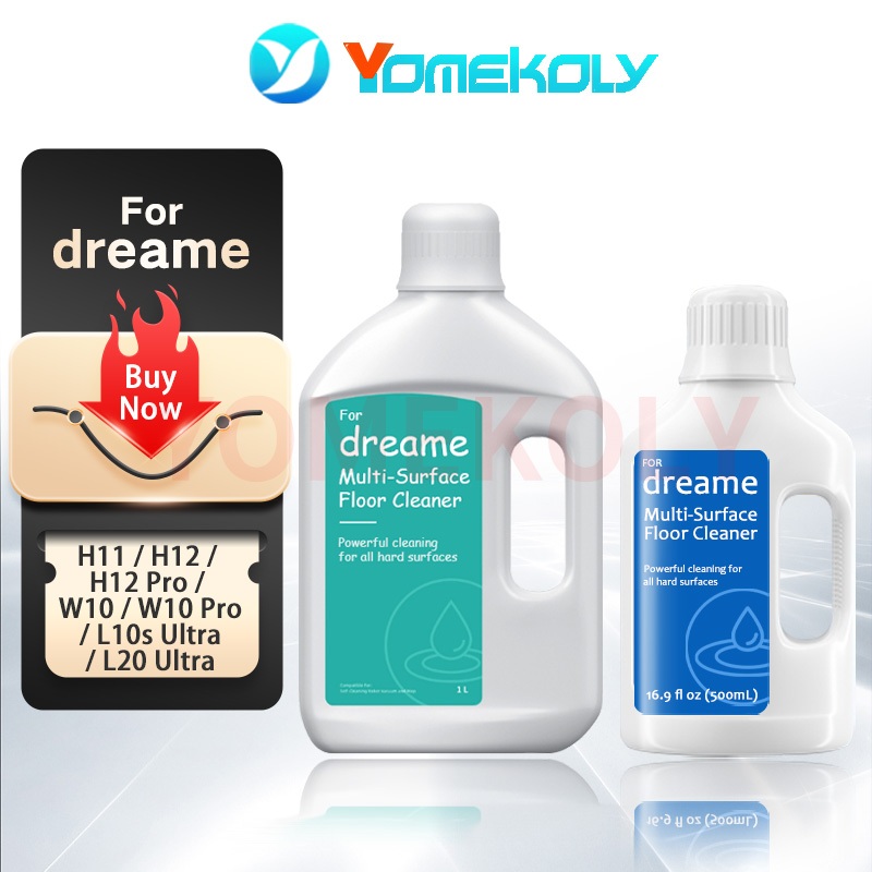 น้ํายาทําความสะอาดพื้น Dreame | เข้ากันได้กับ D20 Ultra L10/L20/L30 Ultra, D20, X30/X40, Matrix 10 U