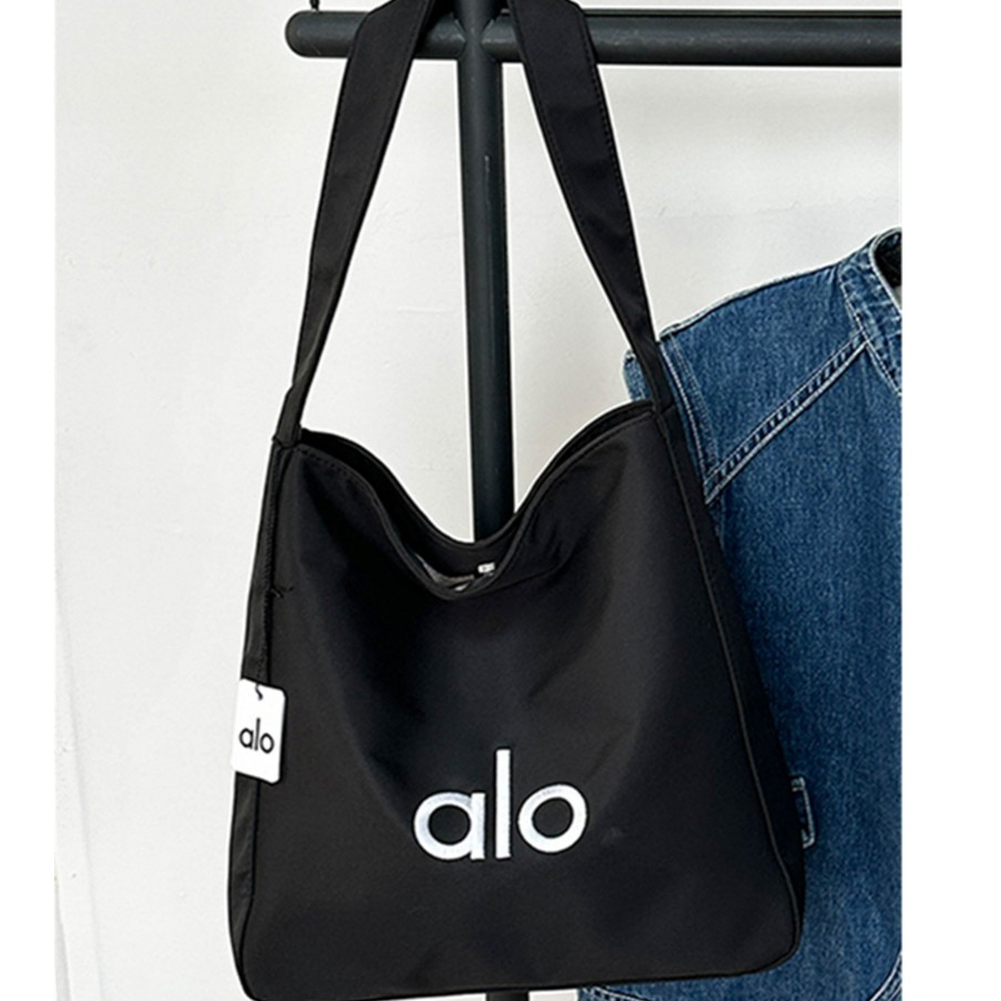 A alo Ladies Canvas Shoulder Bag-Oxford Cloth Large Capacity Fashion Shopping Bag-ALO Tote Bag