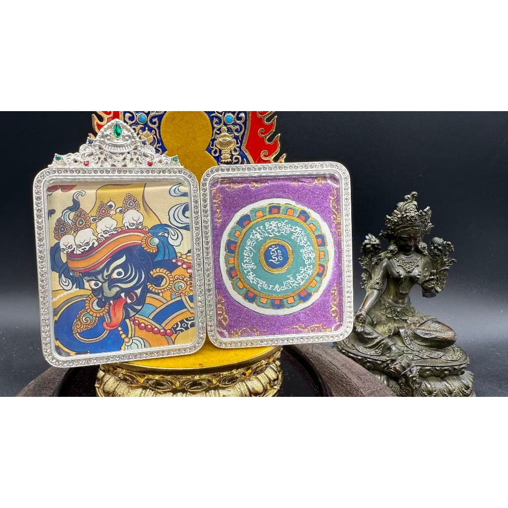 Live Room ราคาเดียวกัน- (มี Consecration) -Sided Zakiram with Zakiram Heart Mantra Hand-Painted Thre