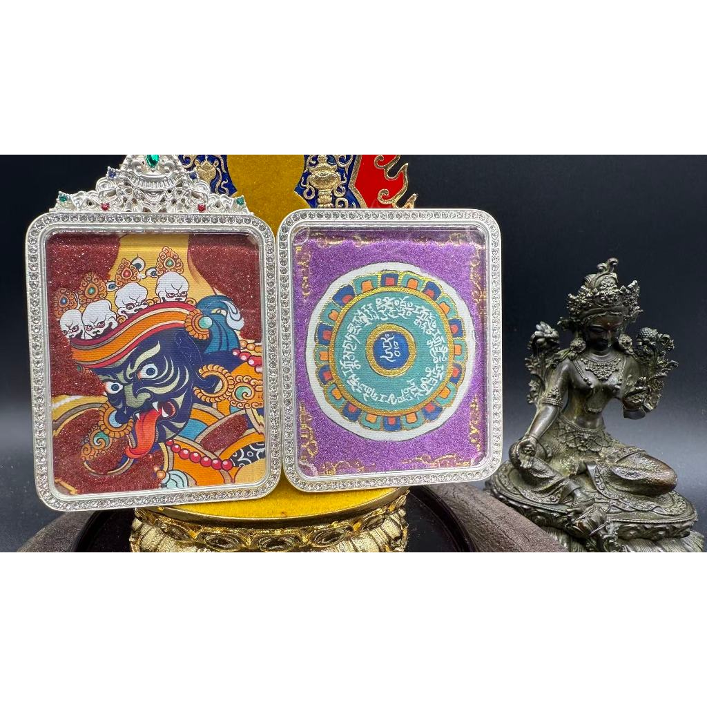 Live Room ราคาเดียวกัน- (มี Consecration) -Sided Zakiram with Zakiram Heart Mantra Hand-Painted Thre