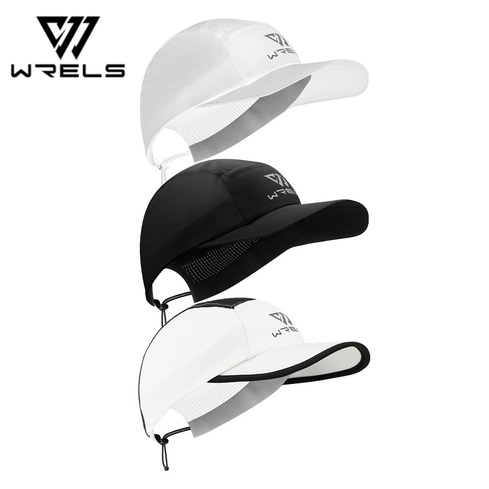 WRELS หมวกกีฬากลางแจ้งสำหรับวิ่ง ดีไซน์ป้องกันแดดและระบายอากาศ พร้อมเทคโนโลยีดูดซึมน้ำเหงื่อ