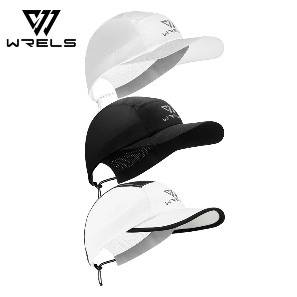 WRELS หมวกกีฬากลางแจ้งสำหรับวิ่ง ดีไซน์ป้องกันแดดและระบายอากาศ พร้อมเทคโนโลยีดูดซึมน้ำเหงื่อ