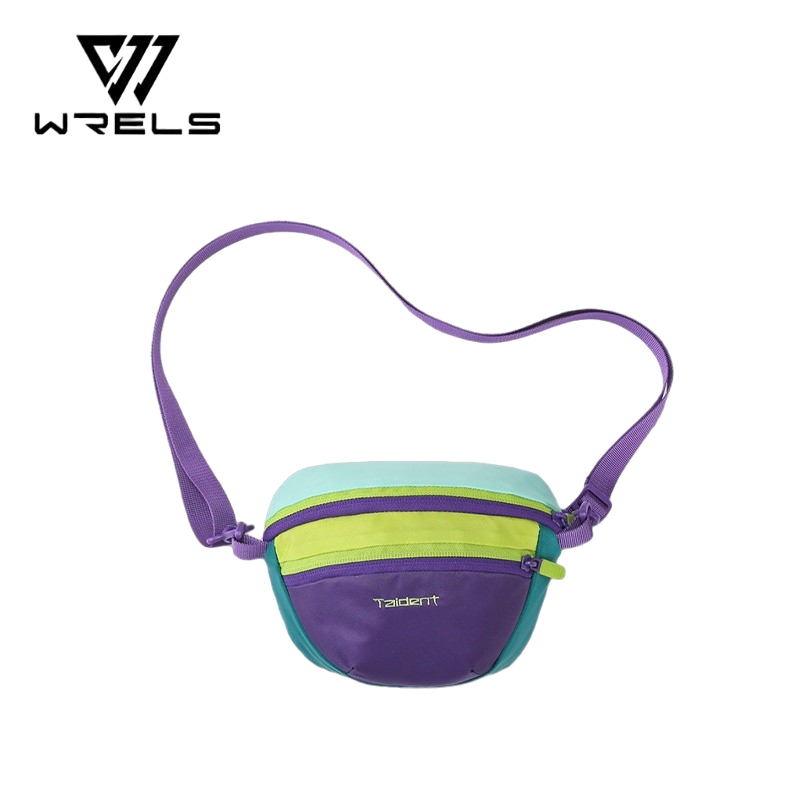 WRELS 2L กระเป๋าสะพายสีตัดกันกลางแจ้งกันน้ําเดินทางกระเป๋าคาดหน้าอกกีฬา CX3005