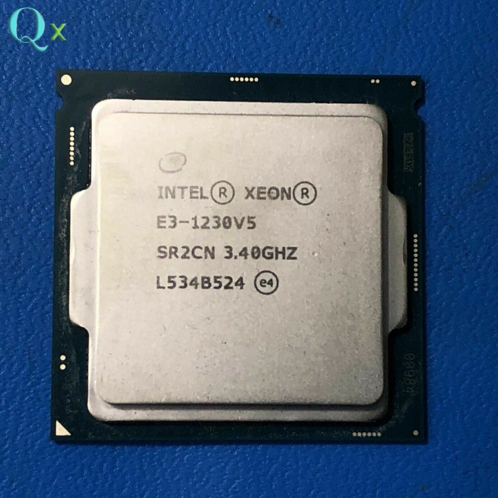 Xeon E3-1230 V5 LGA 1151 โปรเซสเซอร์ CPU SR2CN 4 Core 3.40GHz 8MB คอมพิวเตอร์เดสก์ท็อป