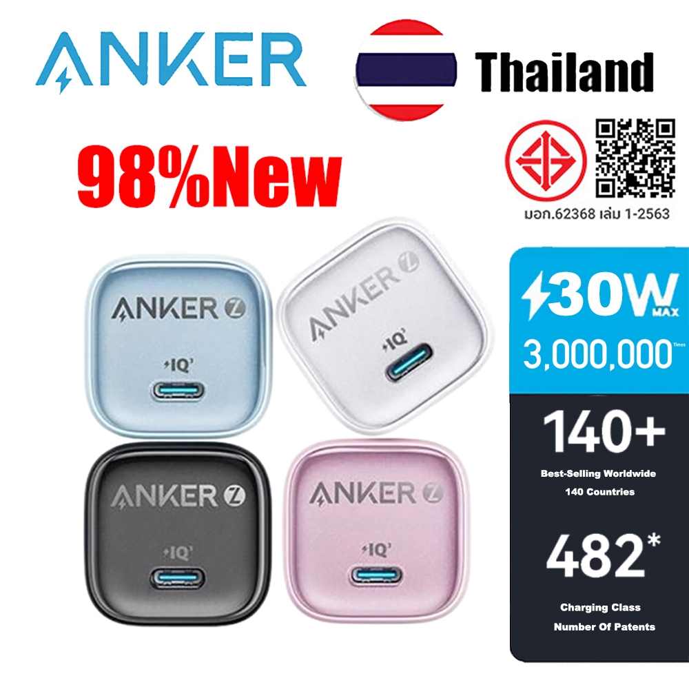 เครื่องชาร์จ Ankee Zolo 30W/20W เทคโนโลยี GaN การชาร์จอย่างรวดเร็วและเสถียรมากขึ้น