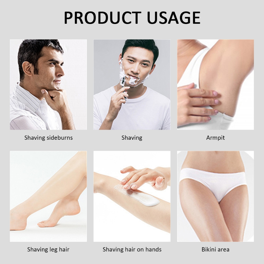 สปอตสปอตสปอต#Shaving ใบมีดโกนใบมีดกําจัดขนบนใบหน้าใบมีดคิ้วสร้างใบมีดสแตนเลส100ชิ้นต่อแพ็คทิ้งใบมีดคม ราคา ถูกที่สุด ดีลบีเคเค แกลเลอรีภาพที่ 3