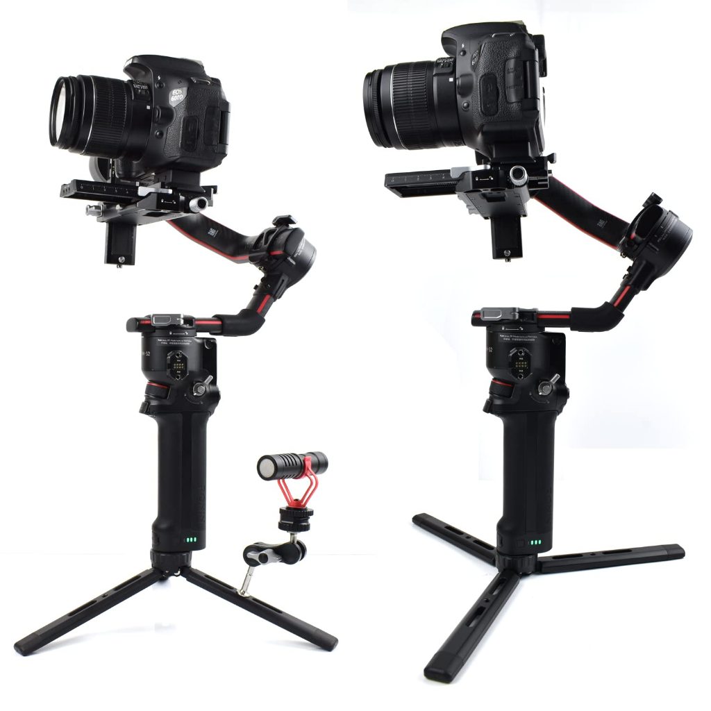 อลูมิเนียมขาตั้งกล้องขนาดเล็ก 1/4″ สกรู – ขาตั้งโต๊ะแบบปรับได้สําหรับ เดรดล็อกส์ และกล้อง | ขาตั้งกล้องโลหะแบบพกพาสําหรับ Zhiyun, DJI Osmo, Ronin, Vimble ราคา ถูกที่สุด ดีลบีเคเค แกลเลอรีภาพที่ 7