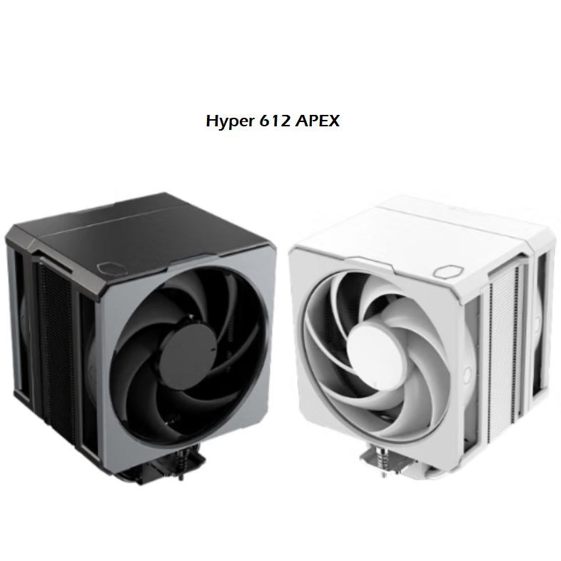CoolerMaster Hyper 612 APEX CPU air cooler 6 ท่อความร้อน 260W สําหรับ LGA1851/17xx/115X/AM5/AM4