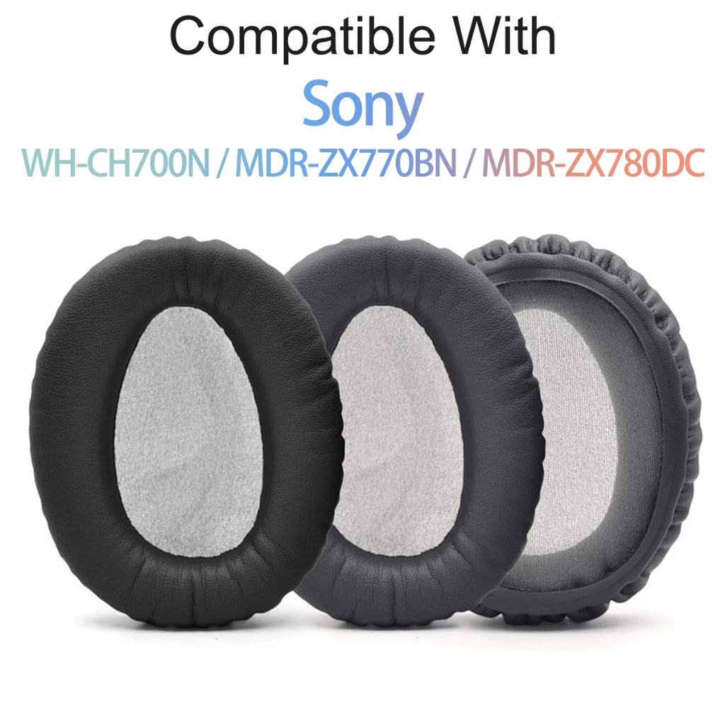 เปลี่ยนแผ่นรองหูฟังสําหรับ Sony WH-CH700N MDR-ZX770BN MDR-ZX780DC หูฟังแผ่นรองหูฟังฟองน้ําชุดหูฟัง E