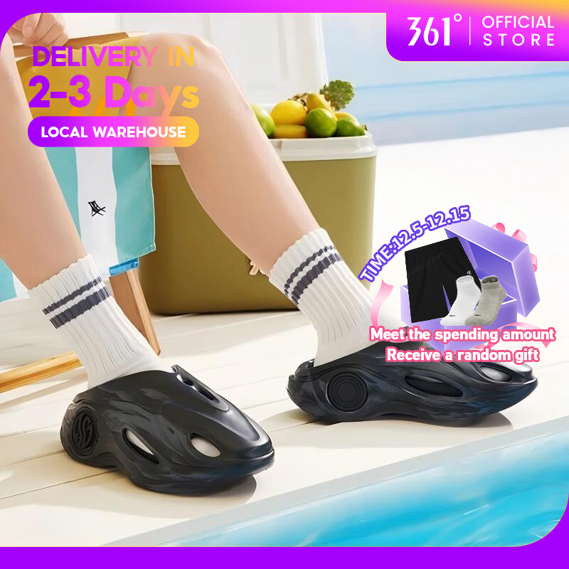 361 Degrees AG รองเท้าแตะชาย ระบายอากาศได้ดี กันลื่น 672421103