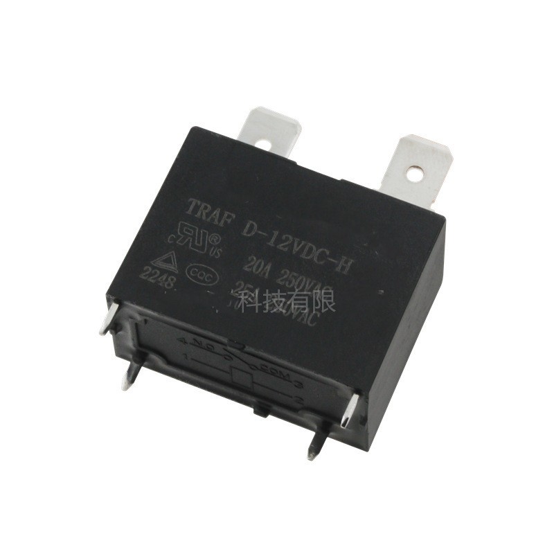 รีเลย์ TRAFD-12VDC-H 25A หนึ่งชุดปกติเปิด 4 Pins TRAF D-12VDC-H