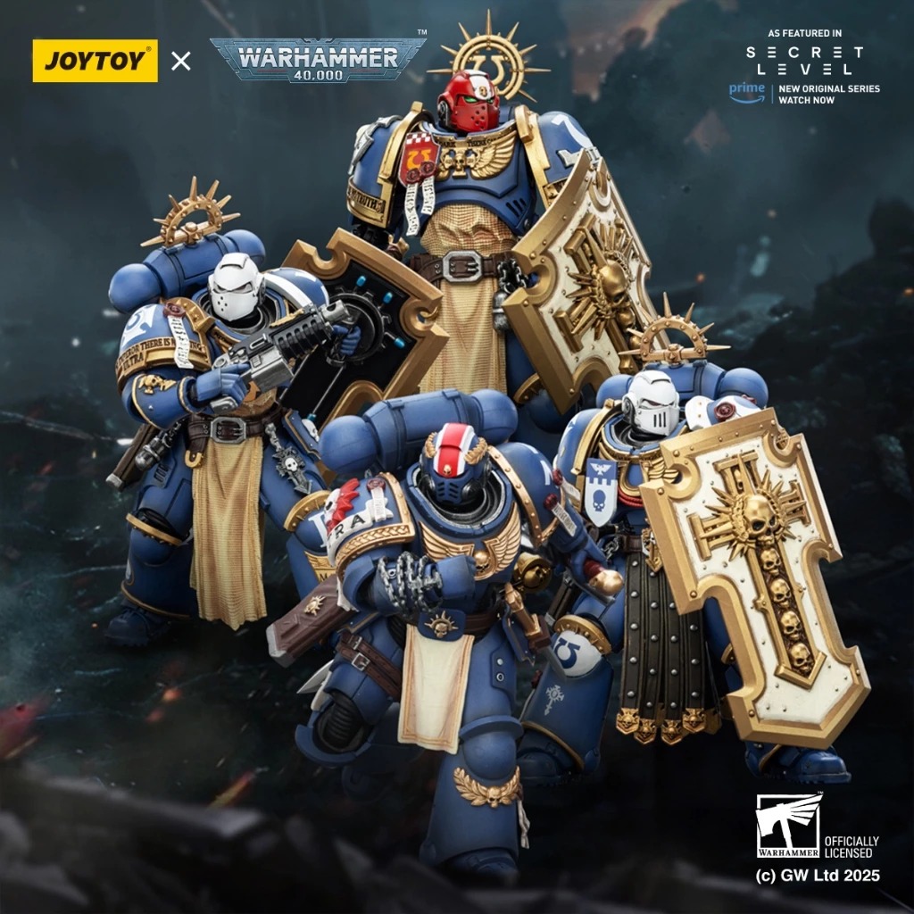 [ในสต็อก]JOYTOY Ultramarines SECRET LEVEL-Warhammer 40,000 1/18 Action Figure By JOYTOY