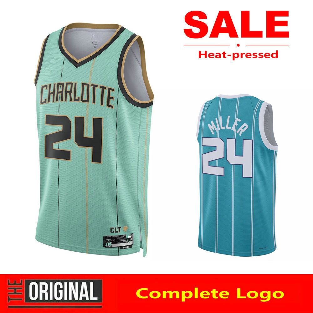 กดความร้อน New Hornets 24 Brandon Miller Jersey